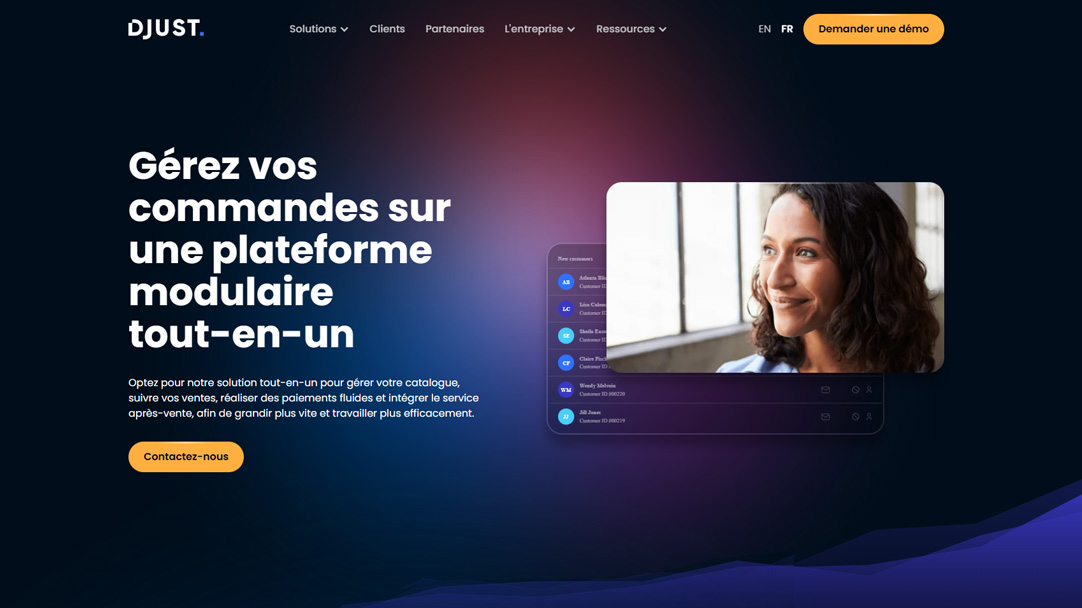 Nouveau site pour djust.io